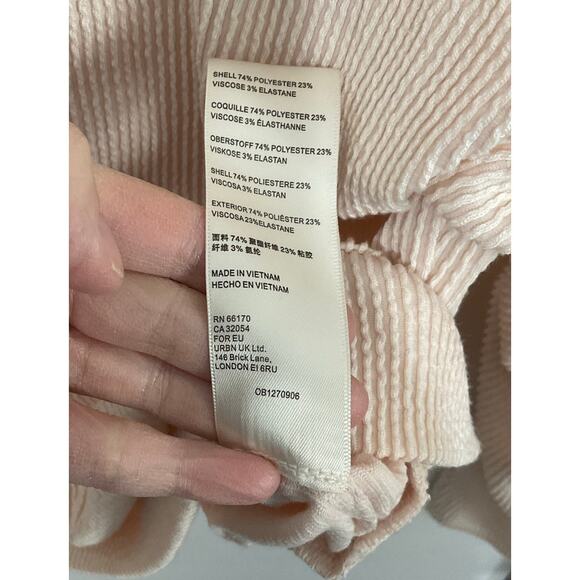 Maeve by Anthropologie Kasi Ribbed Draped Back Pullover Top Sz Small - Picture 7 of 7